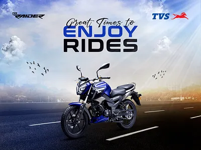 Enjoy rides with your bike | Social/Web Banner ad banner branding design graphic design illustration instagram social media social media banner social media pack social media temples web banner