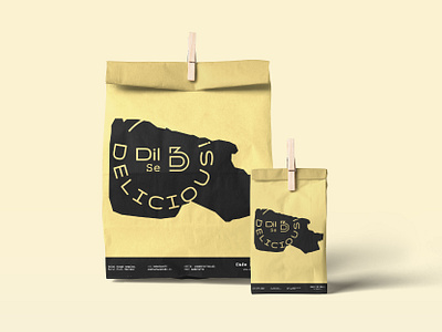 D3 Caf3 & Restro - logo and takeaway paper packaging design.... brand design brand identity branding cafe branding carry bag colourful design graphic design identity logo logo design packaging packaging design paper bag restro branding sustainable takeaway bag visual indentity