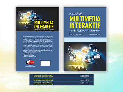 Multimedia Interaktif - Book Cover Design book cover book layout branding design graphic design illustration novel design vector