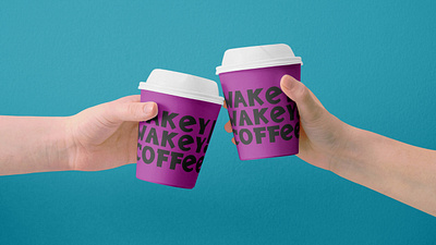 Wakey Wakey Coffee branding graphic design