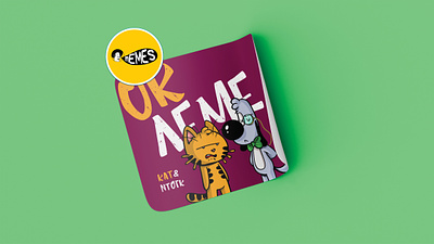 Cat ‘n Dog S04 – Viber Sticker Pack Memes Greece Community cartoon cat n dog design designagency graphicdesign illustration viber viber stickers