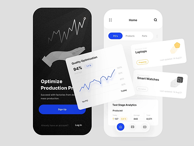 Application for getting application statistics app branding crypto dashboard illustration statistics ui