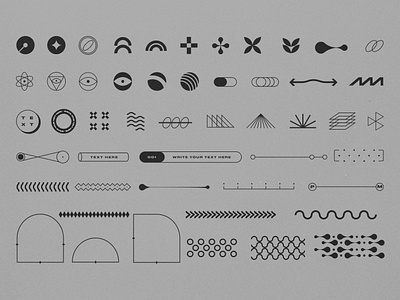 Retro Shapes 3d abstract acid cyberpunk detail elements fantasy frame hud icon logo minimal modern modular pattern retro retrostyle shape vintage y2k