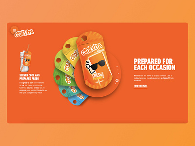 Cedevita Flavour category animation categories categorypage colorfull cool design divider flavour illustration landingpage orange orangesite ui uidesign ux website