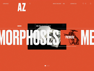 AZ Museum Shop Site — A love for art in every single object animation art branding collection digital ecom ecommerce flat design gallery museum online pandemic shop site ui ux website