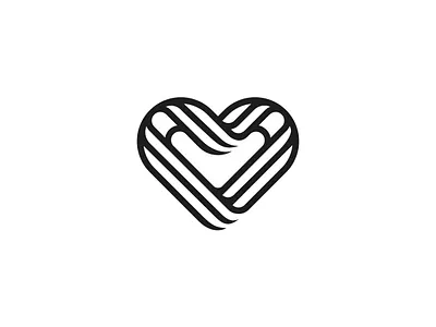 Abstract Heart abstract abstract logo brand designer brand identity branding concept logo creative logo logo logo grid logo idea logo inspiration logo mark logo simple logobook logodesign logotype negative space logo sybmol