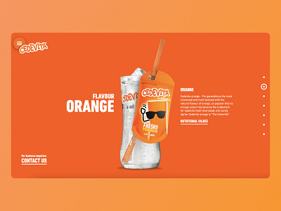 Cedevita Flavour Page 3d animation branding cedevita design flavour graphic design illustration juice logo orangejuice responsive responsivedesign ui uidesign ux vector