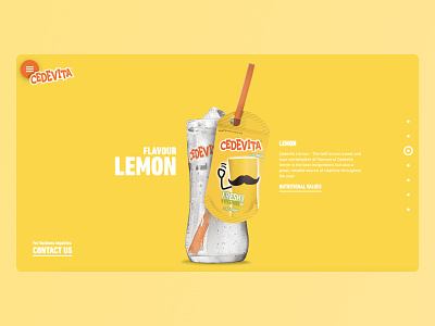 Cedevita Flavour Page 3d animation branding cedevita colorful design graphic design illustration juice logo orange responsive ui uidesign ux vector yellow yelloworange