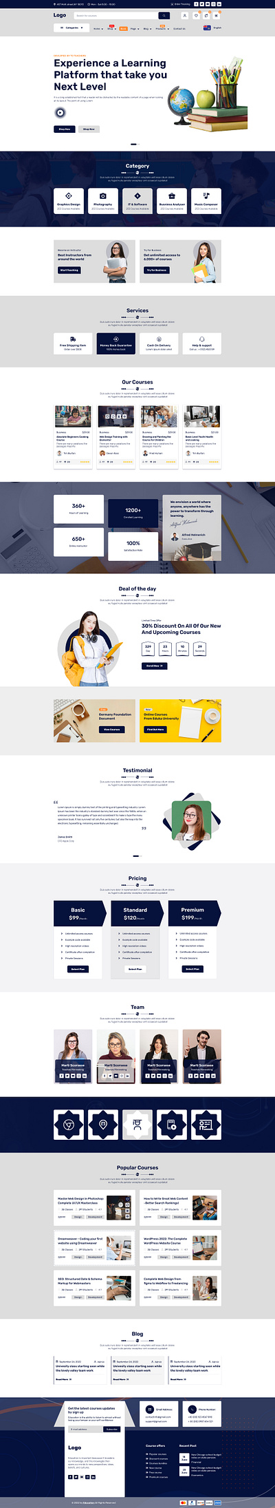 Education_website design #GrowitSolution branding design figma design graphic design illustration motion graphics typography us vector