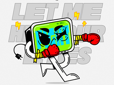 Boxing Time! 3d animation boxing branding cartoon character concept design graphic design illustration minimal vector