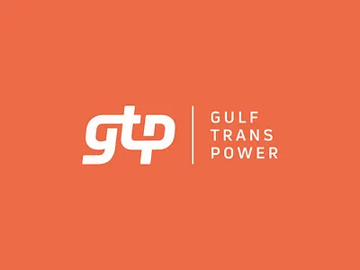 Gulf Trans Power branding clean customised digital marketing elegant logo logo design minimal simple typography vector