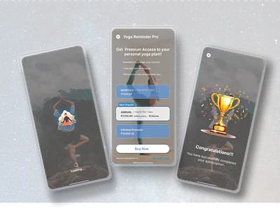 Yoga Subscription App app design figma graphic design paywall screen screen subscription ui uiux ux yoga