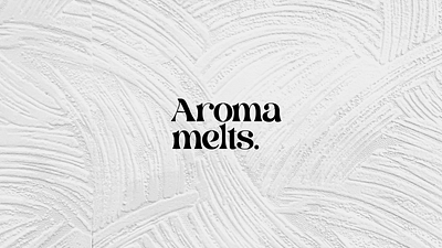 Aroma Melts. branding logo