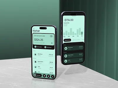 Finance Mobile App bank banking banking app blockchain card credit card crypto finance financial fintech fintech app flutter mobile mobile banking money online wallet payment transactions ui web3