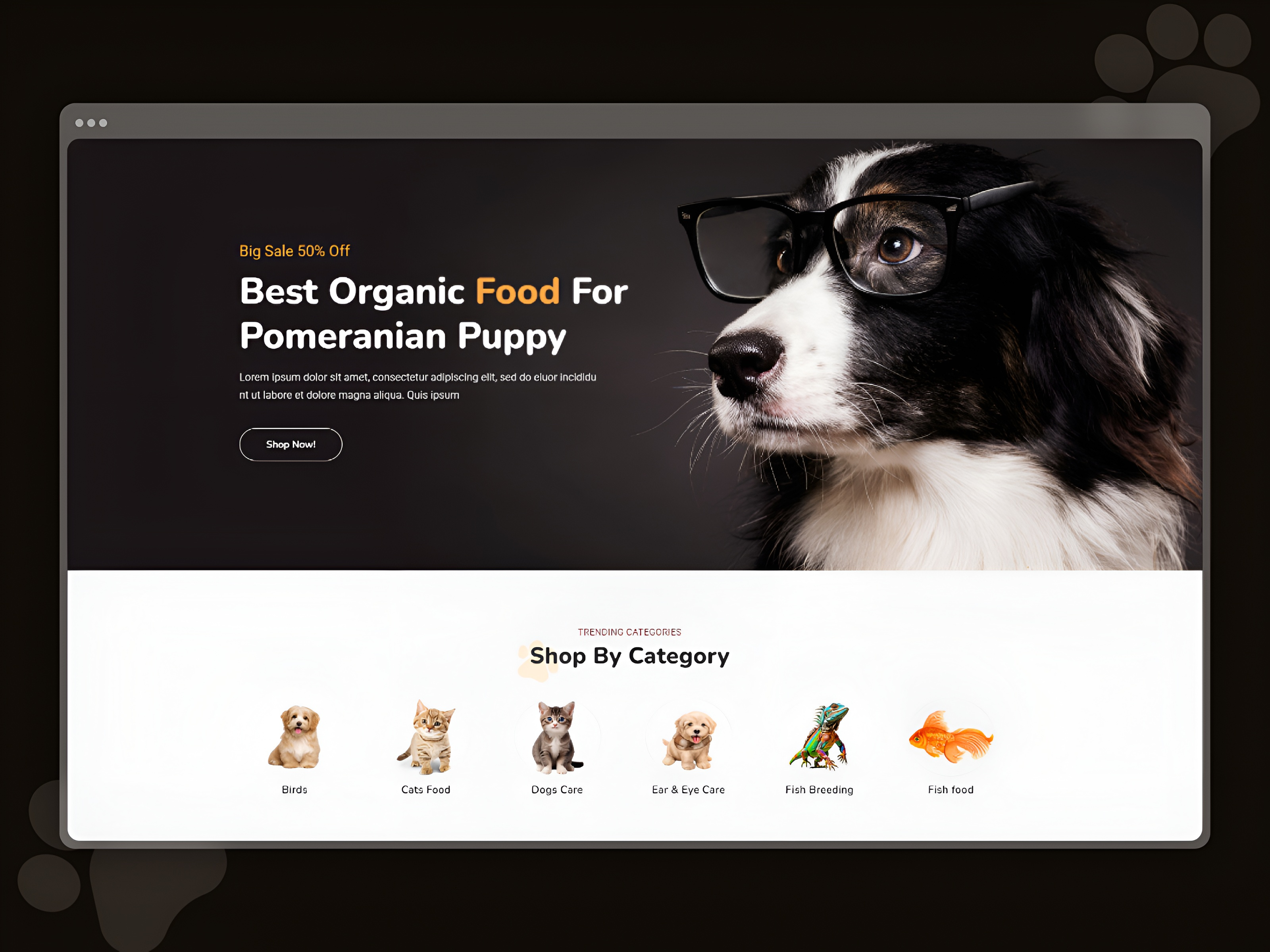 Example of Woo Commerce Website Design & Development