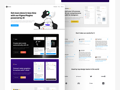 Figmastic.store ai figma figmastic illustration landing landing page lottie minimalistic plugin plugins simple ui ux web website