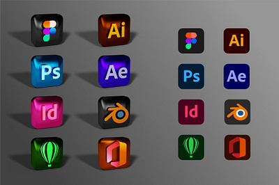 App Icon #DailyUI #005 3d app icon blender challenge2 dailiui day2 design designer apps figma graphic design logo ui