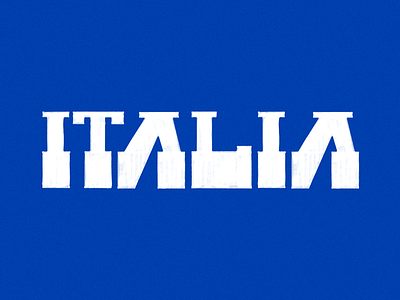 ITALIA adobe blue design font geometric italia letter design letters logo logo sketch logocreation logodesign minimalistic photoshop procreate sandro sketching typography vector wordmark