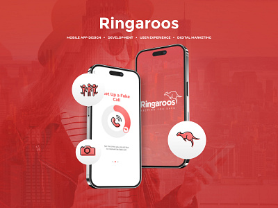 Ringaroos | Mobile App design | User experience branding graphic design logo design mobile app development mobile design web development