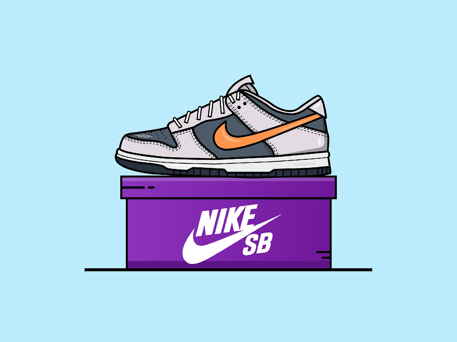 dunk low sketch