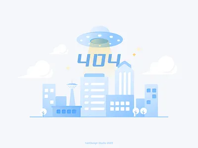 404 404 building city illustration ufo