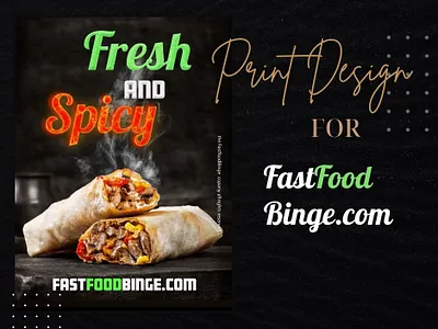 Print/Digital Design- Poster, Social Media, Flyer branding fast food print design graphic design indesign phototshop print design socialmedia typography