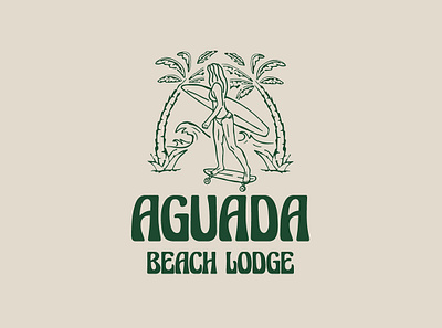 AGUADA art branding design digitalart graphic design illustration logo logodesign oldschool trip vector vintage