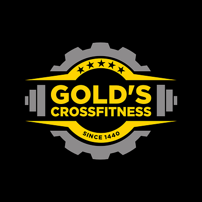 Refonte Image Marque GOLD'S CROSS FITNESS branding design graphic design icon illustration logo vector