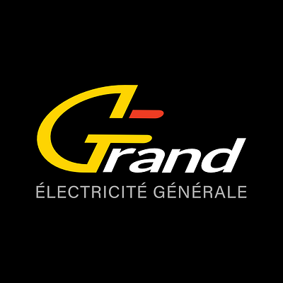 Création Image de Marque Société GRAND Électricité Générale branding design graphic design icon illustration logo vector