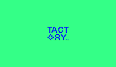 Tactory | Technology Factory Logo blue brand brand design brand identity branding design designer eg egypt factory green logo logo designer mark smart tech technology ui ux vector