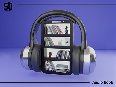 Audio Book 3d design graphic design illustration illustrator instagram logo photoshop