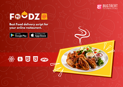 Foodzat - Online food delivery mobile application bugtreat deliveryapp fooddeliveryapp onlinefoodordering restaurants