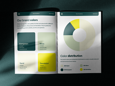 Brand Guide - Color ai b2b b2bsaas booklet brand brand designer brand guide brand guidelines brand identity brand playbook branding design design system education icon logo modern saas typography ui