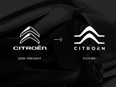 Citroën logo redesign branding car cc citroen cognitive creators design emblem future logo logo design redesign