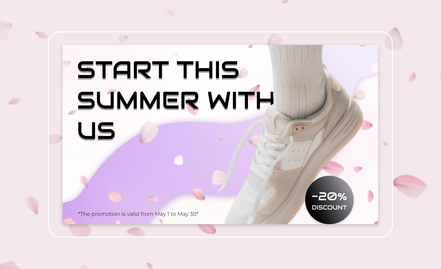 Banner for sneaker shop banner banner design banner product design branding design product banner