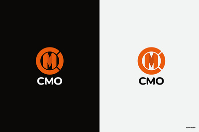 CMO logo branding circle circular design electric energy icon logo logomark logotype orange round