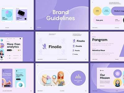 Finolio Brand Guidelines, Guide Book brand guide brand guideline brand identity brand manual brandbook branding branding deck branding guide branding guidelines guidelines halo halo lab identity logo logo style guide manual marketing styleguide