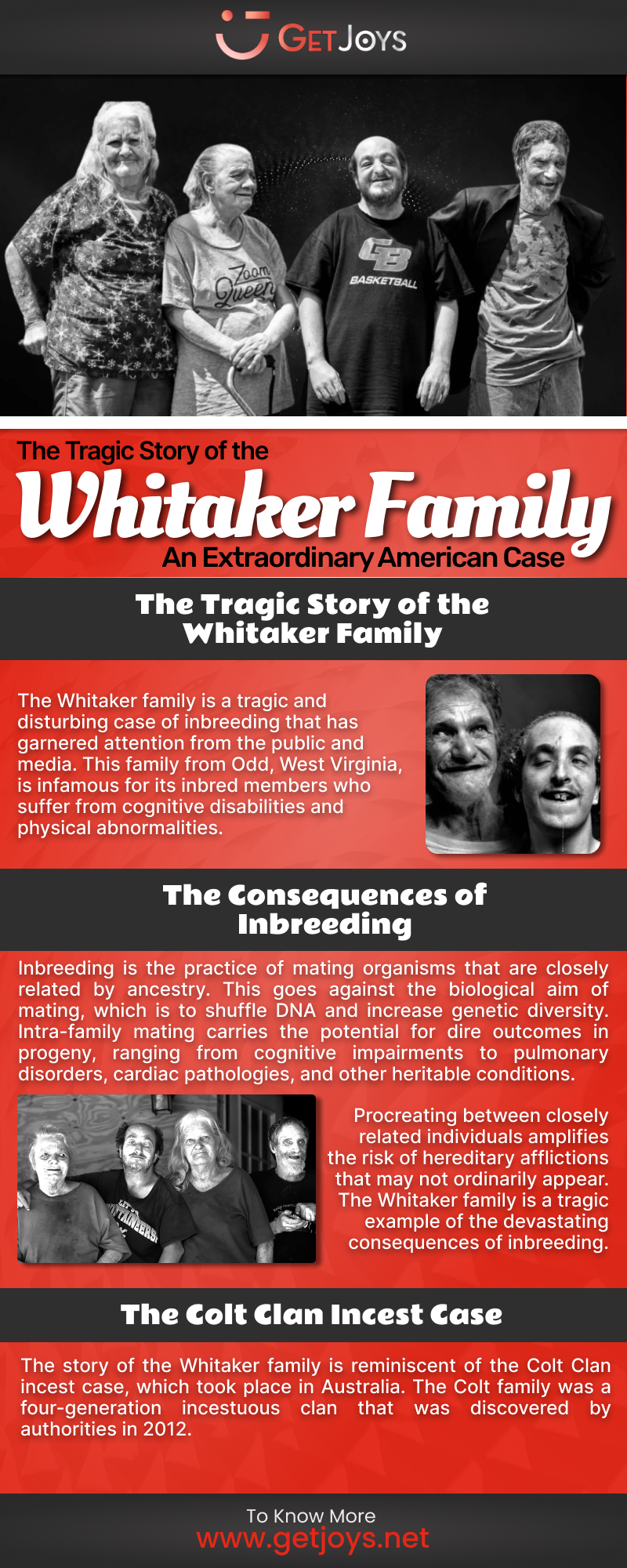 The Tragic Story of the Whitaker Family by Get Joys on Dribbble