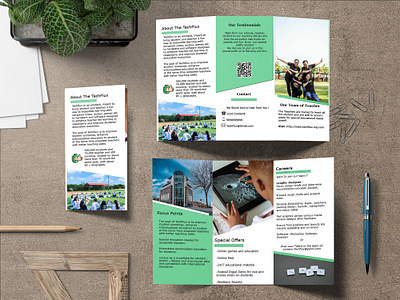 Trifold Brochure Design animation branding brochure graphic design indesign ui