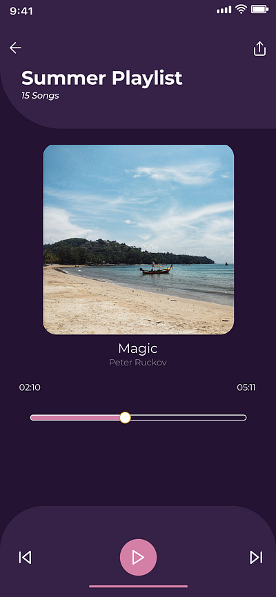 A SIMPLE MUSIC PLAYER