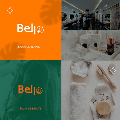 Bella Salon Beaute Brand and design social media ai branding design graphic design illustration logo