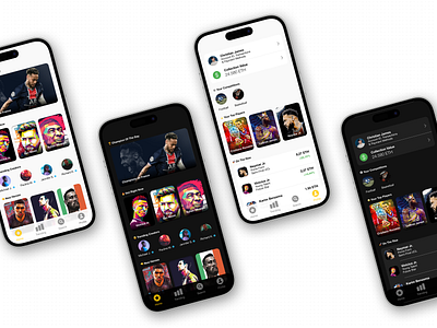 Sport NFT - Mobile App UI app clean design mobile ui ux