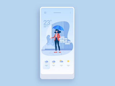 Weather Forecast Mobile App Animation animation app design design graphic design illustration madewithsvgator mobileappdesign motion motion graphics rain svganima svganimation temperature ui uidesign uiinspiration ux vector weather weather forecast