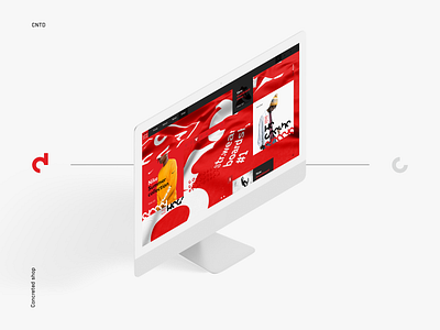 Concreted — Website Concept adidas design ecommerce graphic design mobile nike shop store streetwear typography ui web design website