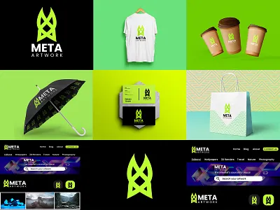 Meta artwork app logo branding. 3d abstract adobe illustrator app flat graphic design hand drawn lettering logo logo design logo designer logo mark logos logotype love mascot minimalist logo modern modern logo social media