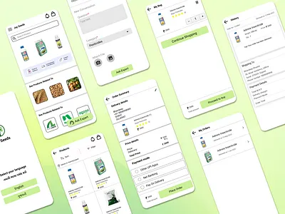 E-commerce Application app design graphic design typography ui ux