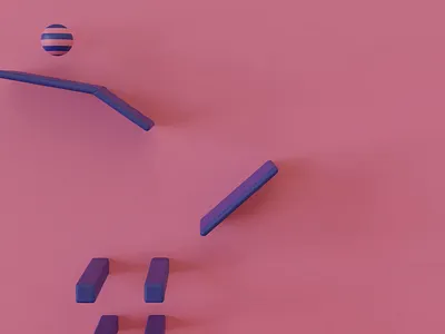 Motion design of a ball falling down 3d adobe illustrator animation branding design graphic design graphics illustration logo motion graphics ui vector