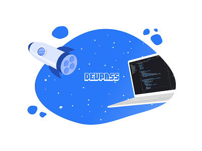 Devpass art branding design