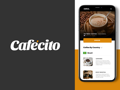 Cafecito branding graphic design logo ui