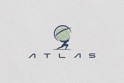 Atlas Logo design atlas logo branding graphic design it logo logo logo design logo design challange